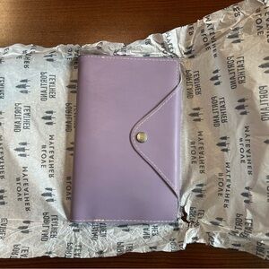 Purple Notebook with Snap Closure